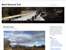 Tablet Screenshot of blackdiamondtrail.org